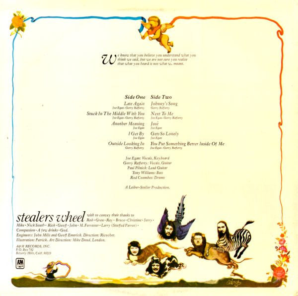 Stealers Wheel ~ Stealers Wheel (Vinyl) - Djungel & Jazz