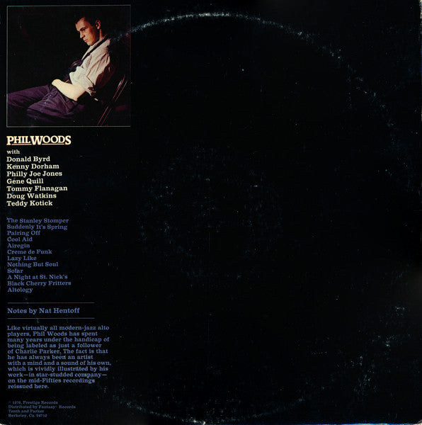 Phil Woods ~ Altology (Vinyl) - Djungel & Jazz