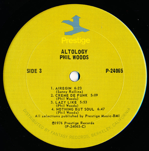 Phil Woods ~ Altology (Vinyl) - Djungel & Jazz