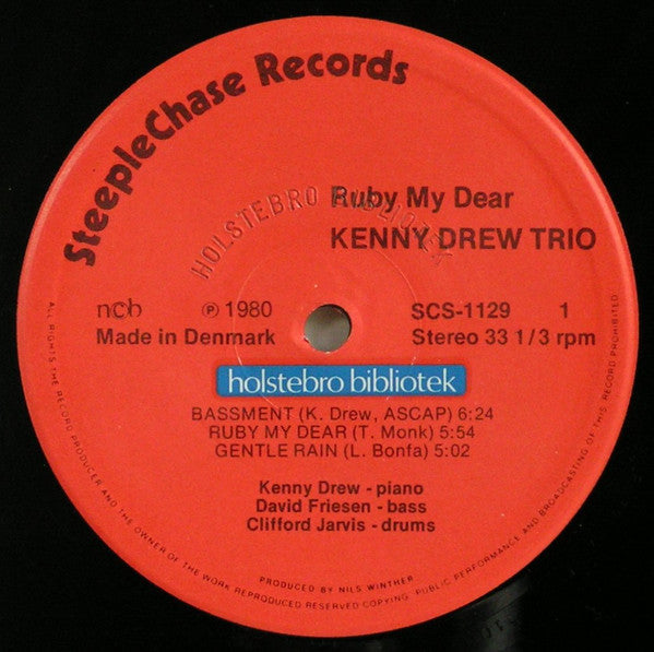 The Kenny Drew Trio ~ Ruby My Dear (Vinyl) - Djungel & Jazz