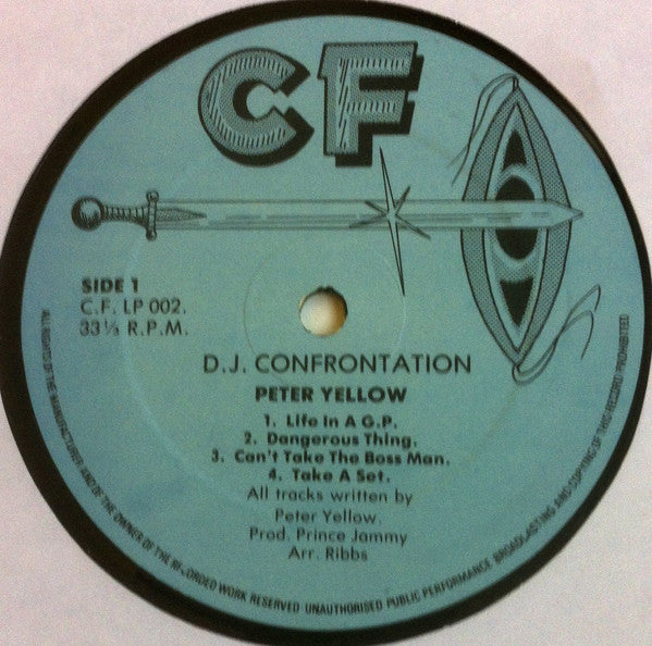 U Brown Vrs Peter Yellow : DJ Confrontation (LP, Album)