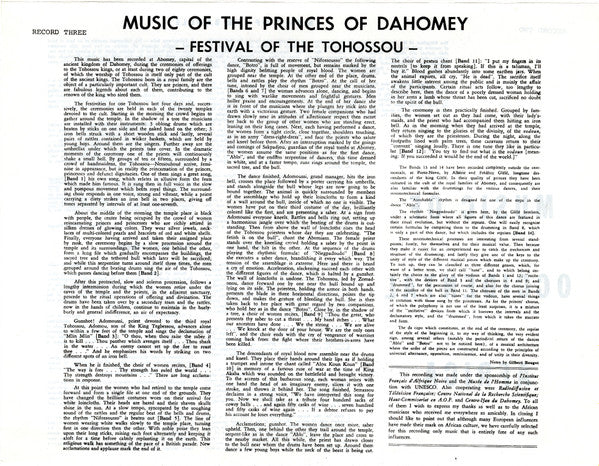 Various : Anthology Of Music Of Black Africa (3xLP + Box)