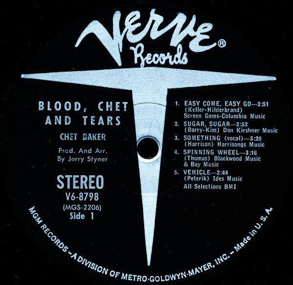 Chet Baker ~ Blood, Chet And Tears (Vinyl) - Djungel & Jazz