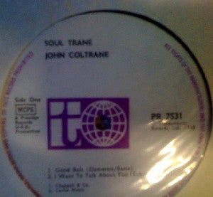 John Coltrane ~ Soultrane (Vinyl) - Djungel & Jazz