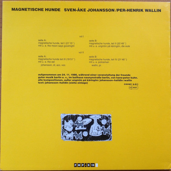Sven-Åke Johansson, Per Henrik Wallin ~ Magnetische Hunde Vol. 1 (Vinyl) - Djungel & Jazz
