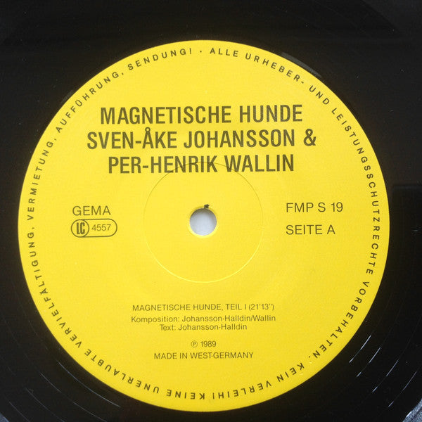 Sven-Åke Johansson, Per Henrik Wallin ~ Magnetische Hunde Vol. 1 (Vinyl) - Djungel & Jazz