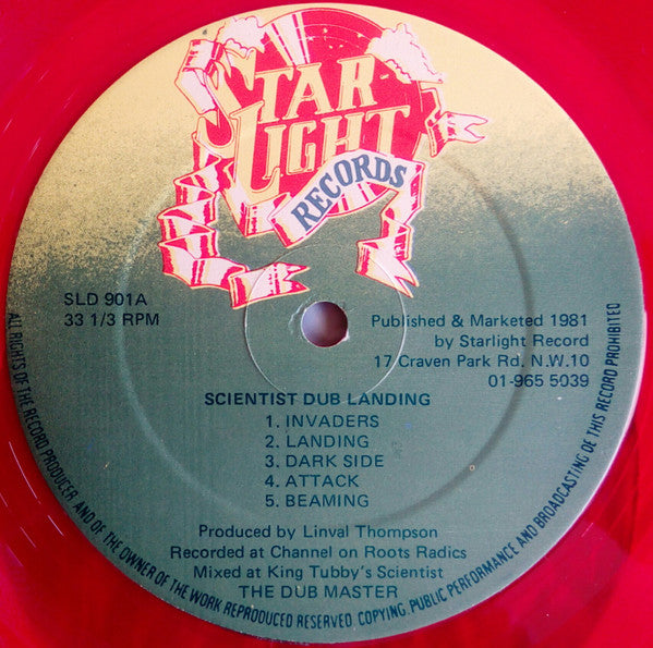 Scientist : Dub Landing (LP, Red)