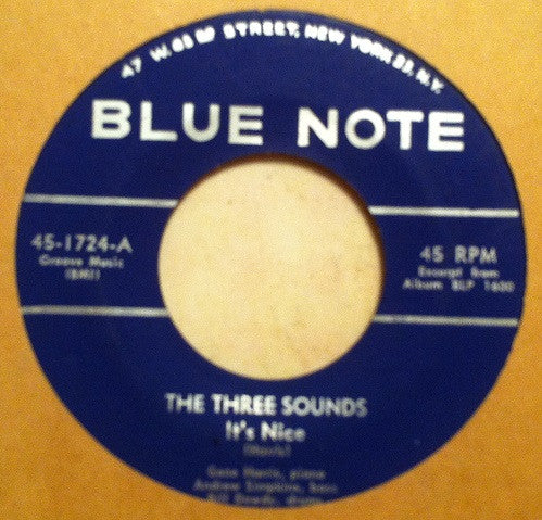 The Three Sounds : It's Nice (7")