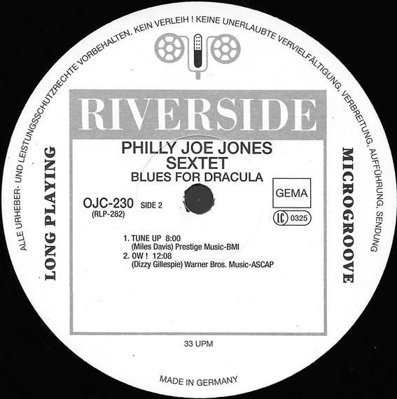 Philly Joe Jones Sextet ~ Blues For Dracula (Vinyl) - Djungel & Jazz