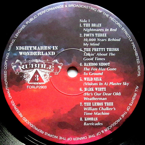 Various : Nightmares In Wonderland (LP, Comp, Ltd, Num, RE, Gat)
