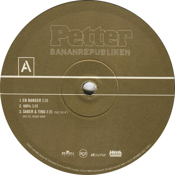 Petter ~ Bananrepubliken (Vinyl) - Djungel & Jazz