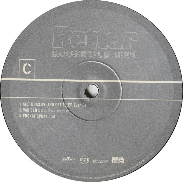 Petter ~ Bananrepubliken (Vinyl) - Djungel & Jazz