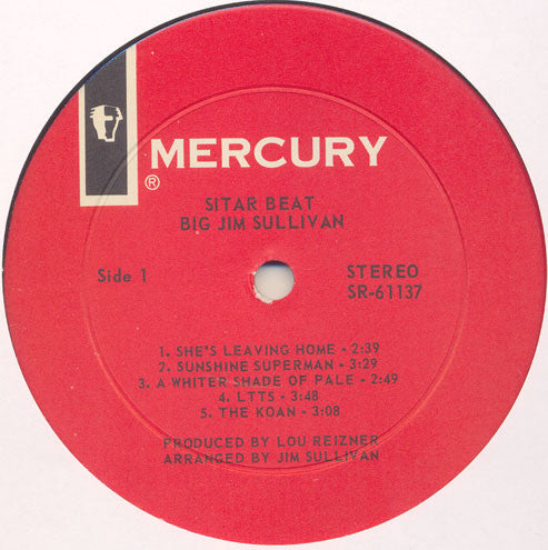 Big Jim Sullivan ~ Sitar Beat (Vinyl) - Djungel & Jazz