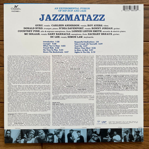 Guru : Jazzmatazz (Volume 1) (LP, Album, RE)