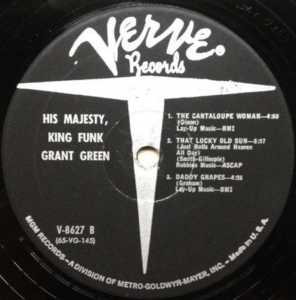 Grant Green ~ His Majesty King Funk (Vinyl) - Djungel & Jazz