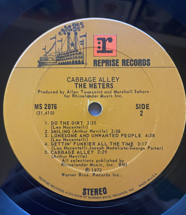 The Meters ~ Cabbage Alley (Vinyl) - Djungel & Jazz