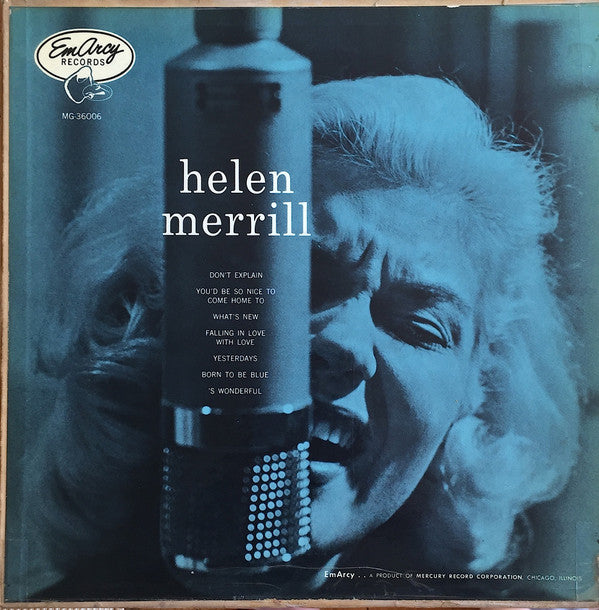 Helen Merrill : Helen Merrill (LP, Album, Mono)