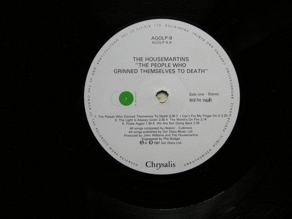 The Housemartins : The People Who Grinned Themselves To Death (LP, Album)