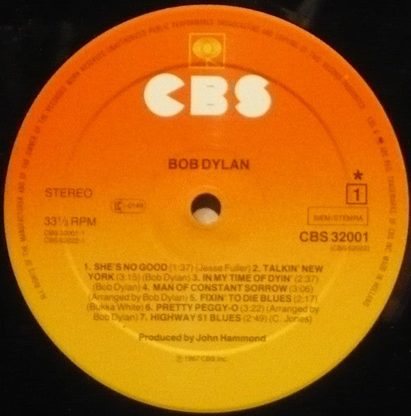 Bob Dylan ~ Bob Dylan (Vinyl) - Djungel & Jazz