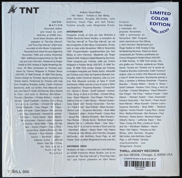 Tortoise : TNT (2xLP, Album, Ltd, RE, Cle)