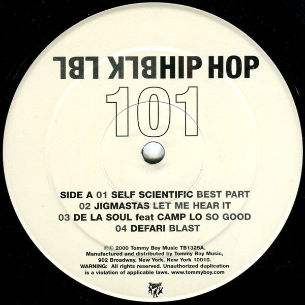 Various : Black Label: Hip Hop 101 (2xLP, Comp)