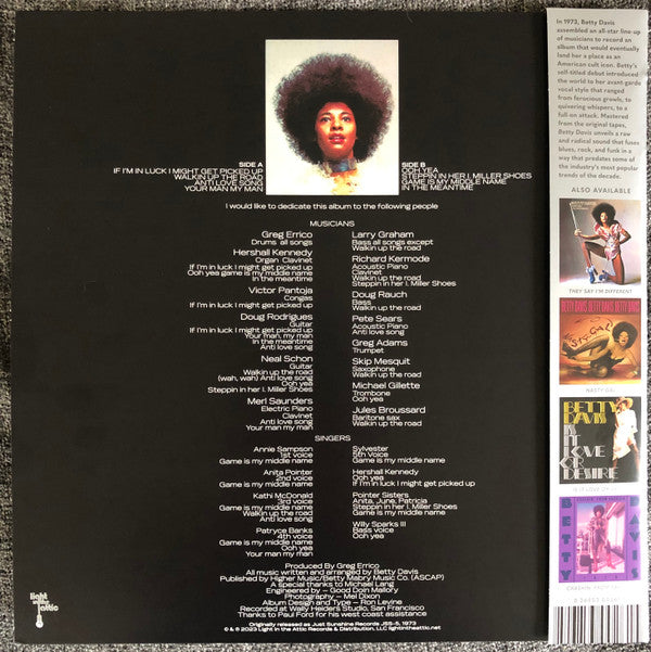 Betty Davis ~ Betty Davis (Vinyl) - Djungel & Jazz