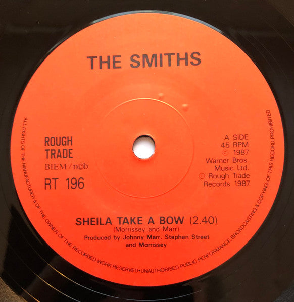 The Smiths ~ Sheila Take A Bow (Vinyl) - Djungel & Jazz