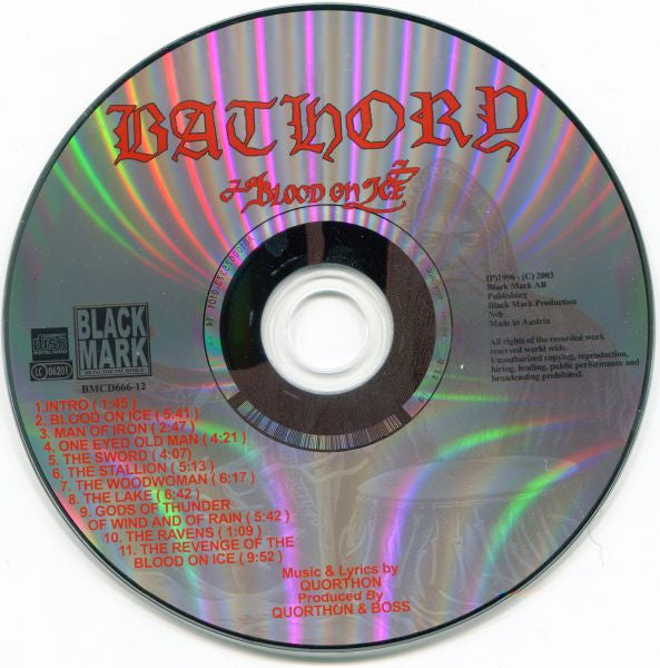 Bathory ~ Blood On Ice (Vinyl) - Djungel & Jazz