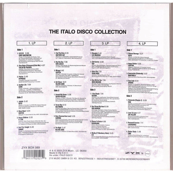 Various ~ The Italo Disco Collection (Vinyl) - Djungel & Jazz