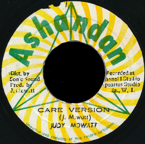 Judy Mowatt : You Don't Care (7")
