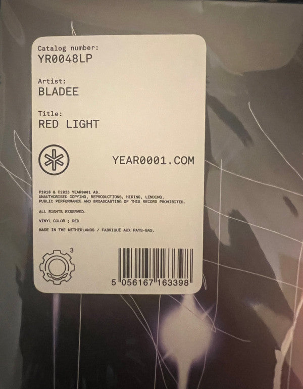 Bladee ~ Red Light (Vinyl) - Djungel & Jazz