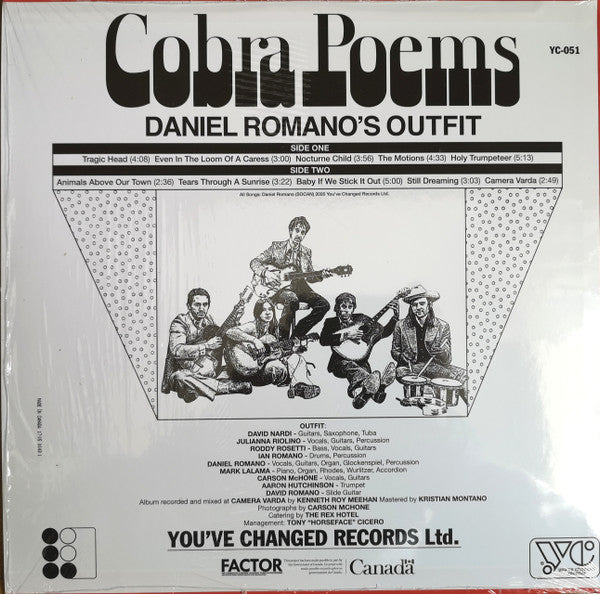 Daniel Romano's Outfit ~ Cobra Poems (Vinyl) - Djungel & Jazz