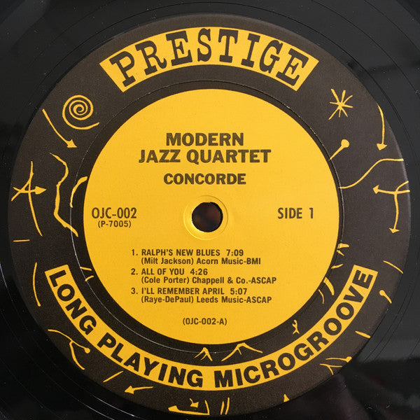 The Modern Jazz Quartet ~ Concorde (Vinyl) - Djungel & Jazz