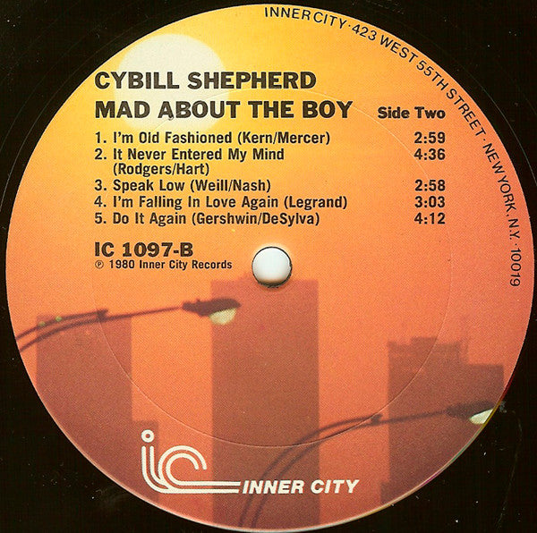 Cybill Shepherd ~ Mad About The Boy (Vinyl) - Djungel & Jazz