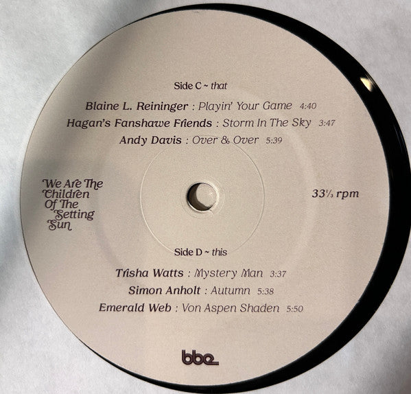 Various ~ We Are The Children Of The Setting Sun (Vinyl) - Djungel & Jazz