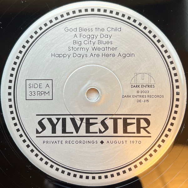 Sylvester ~ Private Recordings | August 1970 (Vinyl) - Djungel & Jazz