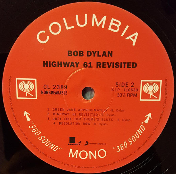 Bob Dylan ~ Highway 61 Revisited (Vinyl) - Djungel & Jazz