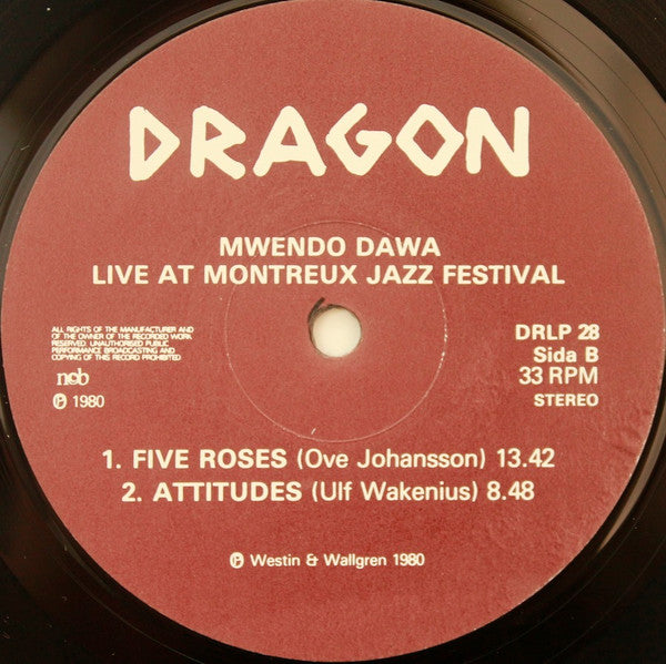 Mwendo Dawa ~ Live At Montreux Jazz Festival (Vinyl) - Djungel & Jazz