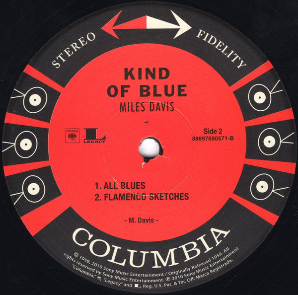 Miles Davis : Kind Of Blue (LP, Album, RE, 180)