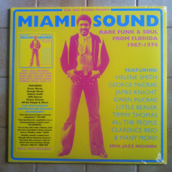 Various : Miami Sound (Rare Funk & Soul From Miami, Florida 1967-1974) (2xLP, Comp, RE, RM)