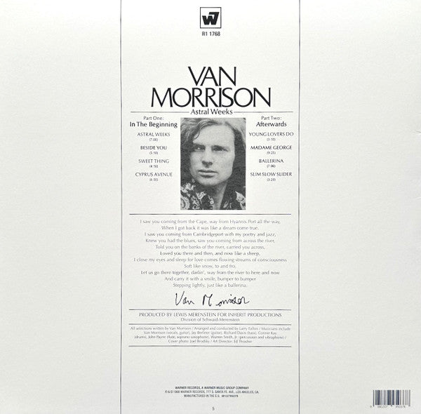 Van Morrison ~ Astral Weeks (Vinyl) - Djungel & Jazz
