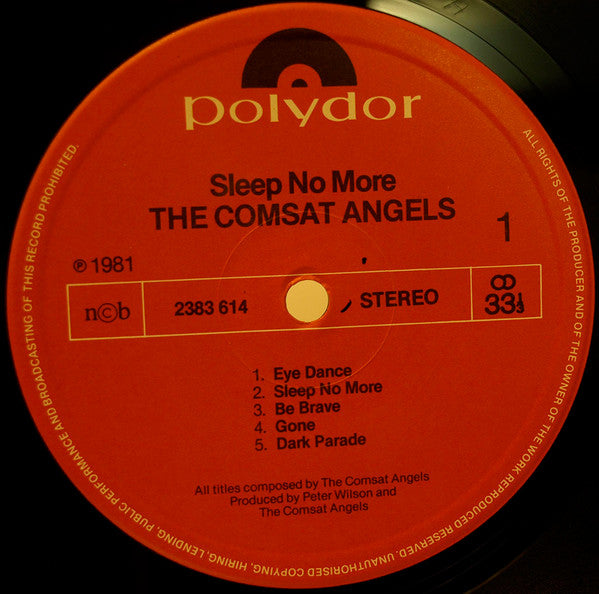 The Comsat Angels : Sleep No More (LP, Album)