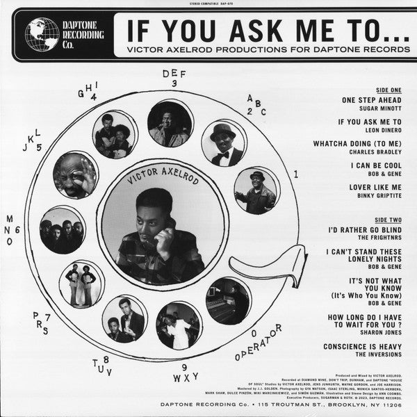 Victor Axelrod : If You Ask Me To... (Victor Axelrod Productions For Daptone Records) (LP, Comp, Ltd, Red)