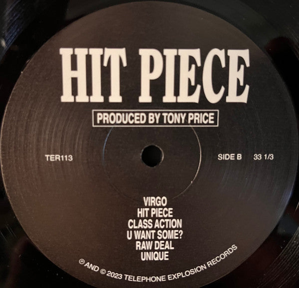 Tony Price (7) : Hit Piece (LP, Album)