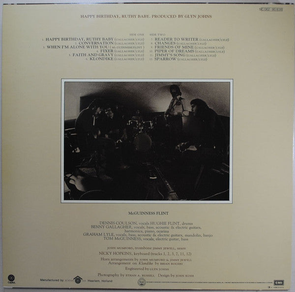 McGuinness Flint ~ Happy Birthday, Ruthy Baby (Vinyl) - Djungel & Jazz