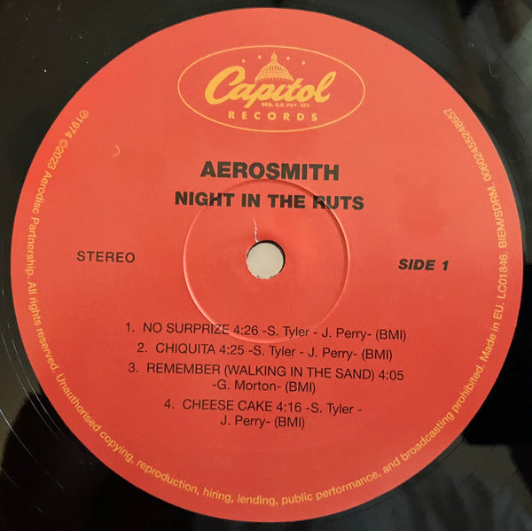 Aerosmith ~ Night In The Ruts (Vinyl) - Djungel & Jazz