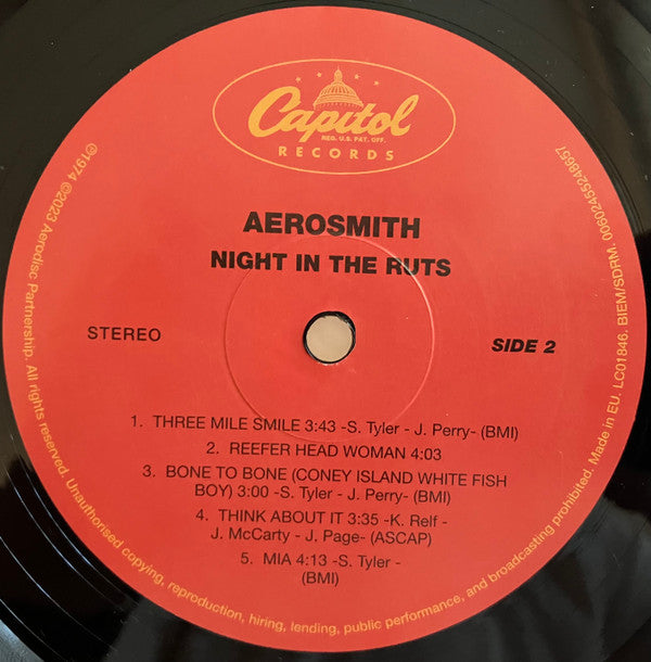 Aerosmith ~ Night In The Ruts (Vinyl) - Djungel & Jazz