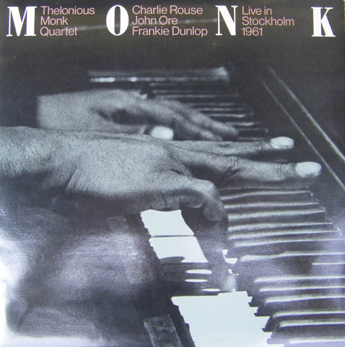 The Thelonious Monk Quartet ~ Live In Stockholm 1961 (Vinyl) - Djungel & Jazz