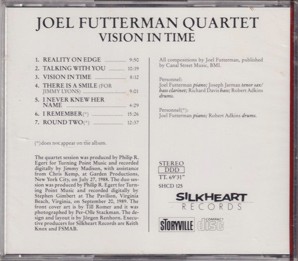 Joel Futterman Quartet ~ Vision In Time (Vinyl) - Djungel & Jazz