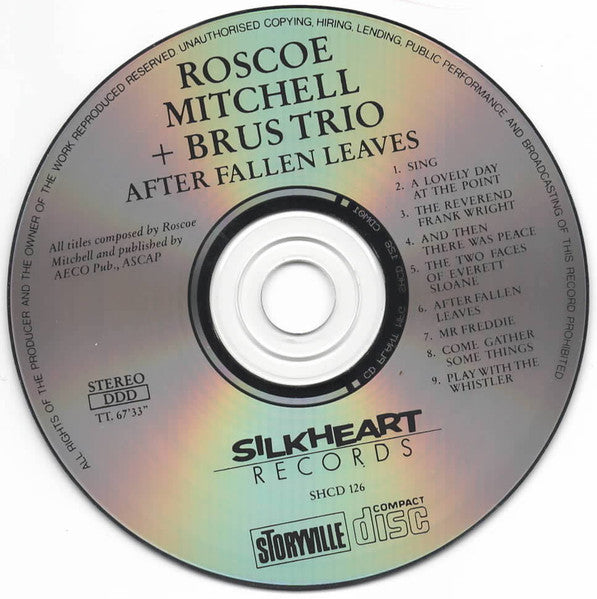 Roscoe Mitchell / Brus Trio ~ After Fallen Leaves (Vinyl) - Djungel & Jazz